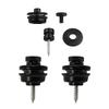 LOYELEY Locking Strap Set of Metal Guitar Strap Locking Pins with 2 Easy Installation for Electric and Basses Pins, 4, Non-Slip Mats, Anti-Slip,