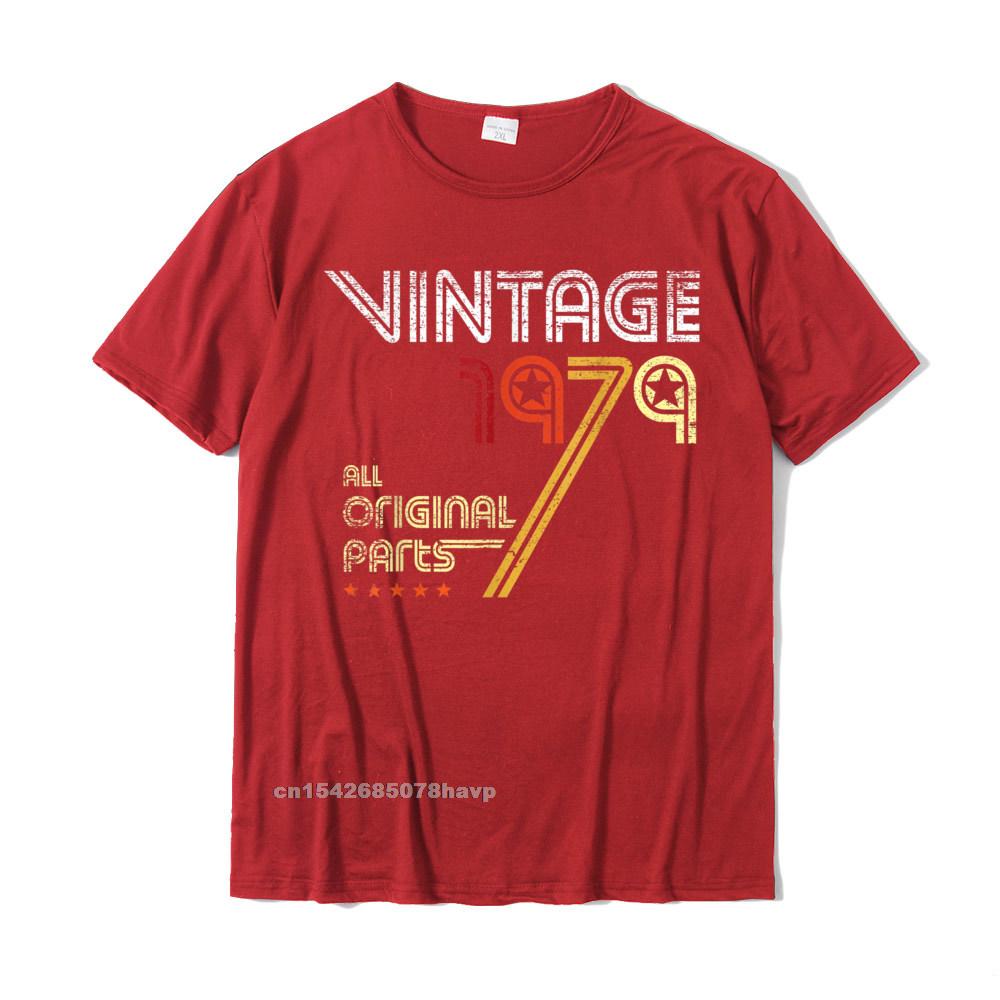 1979 Vintage 41st Birthday Retro Graphic Gift TShirt Unisexs Cheap Family Tops Shirts Cotton T Shirt Geek