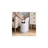 JUDRDO 125L Slim Sanitary Bin with Lid, Push-Type Opening, Small Size, Odor-Eliminating,