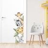 Jungle Animals Giraffe Elephant Wall Stickers for Kids Room Baby Nursery Children's Room Decoration Wall Decals