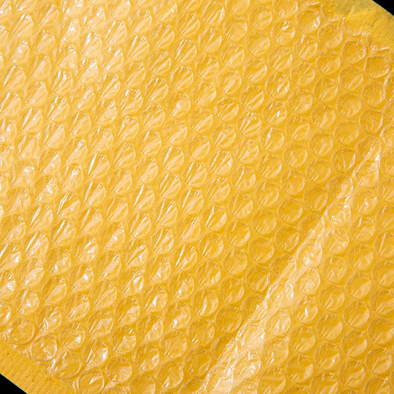 Thick Yellow Kraft Bubble Mailer - Self-Adhesive Clothing Packaging