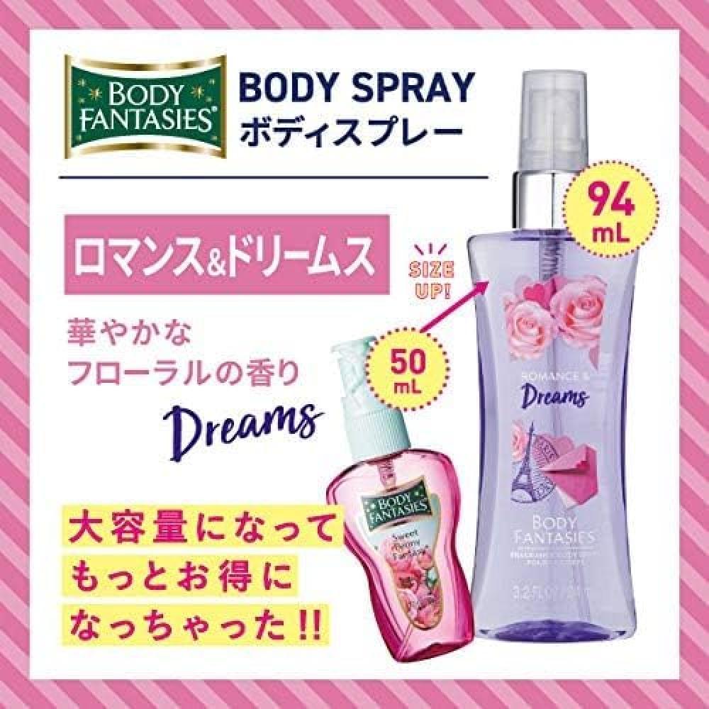 Body Fantasies Body Fantasy Romance   Dreams Körperspray 94ml  X2  94ml  X2