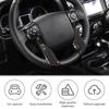 Carbon Fiber Inner Steering Wheel Cover Trim Panel Frame Trim For 4Runner 2010+