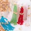 Medium Length DIY Jewelry Accessories Multi-Color Bead Fringe Tassel  Hanfu Bracelet