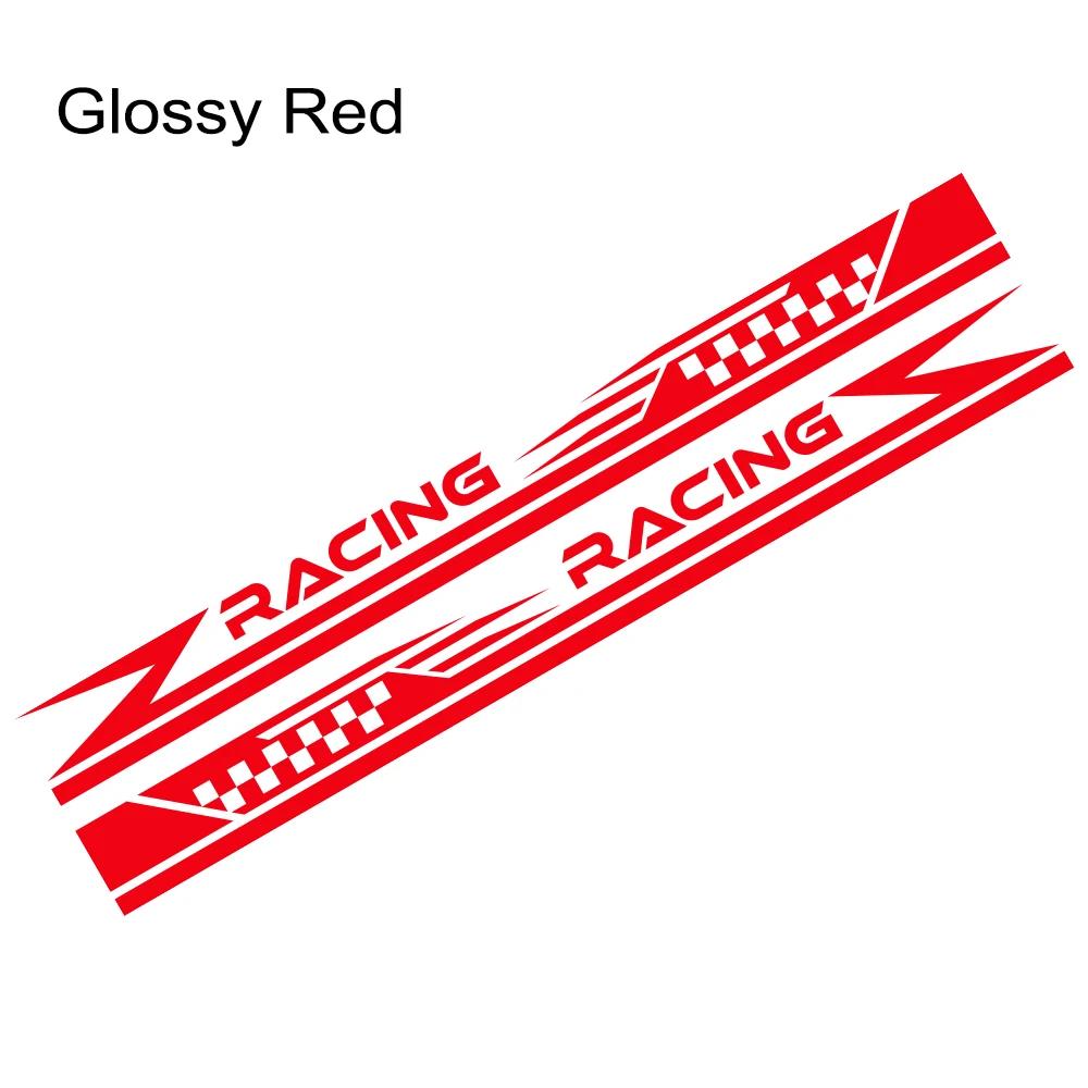 2PCS Car Door Side Stripes Stickers Racing Sport Vinyl Decals Self-adhesive Car Body Styling Decoration Stickers Accessories