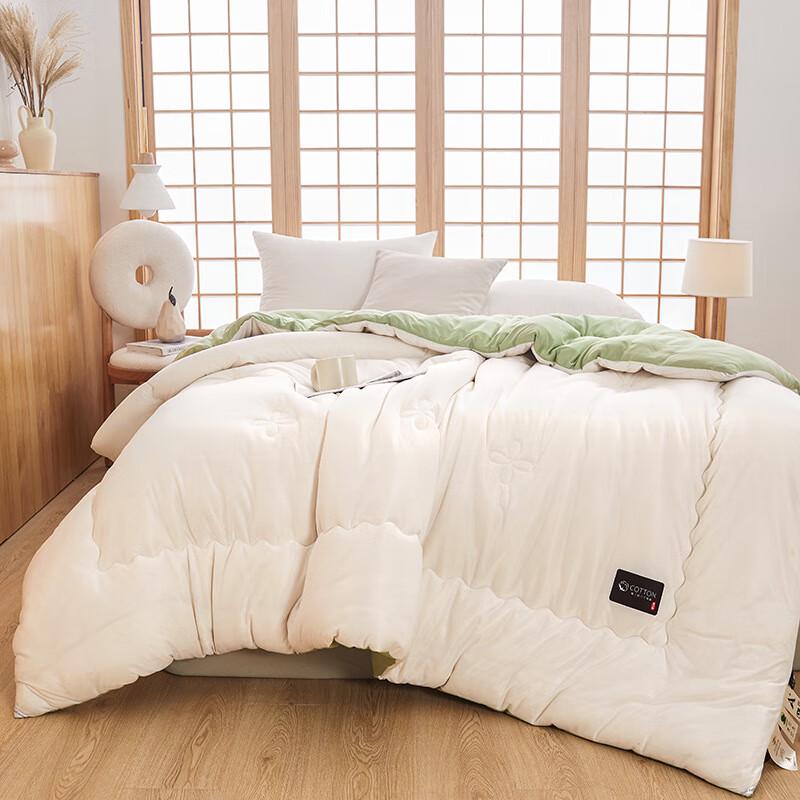 ZouYueZhuo Washable Class A Cotton Soybean Fiber Quilt (220x240cm, 4kg)