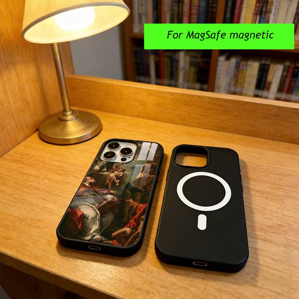 Caravaggio Paintings Phone Case For iPhone17,16,15,14,13,12,11 Plus,Pro Magnetic with Magsafe Wireless Charging iPhone14PRO