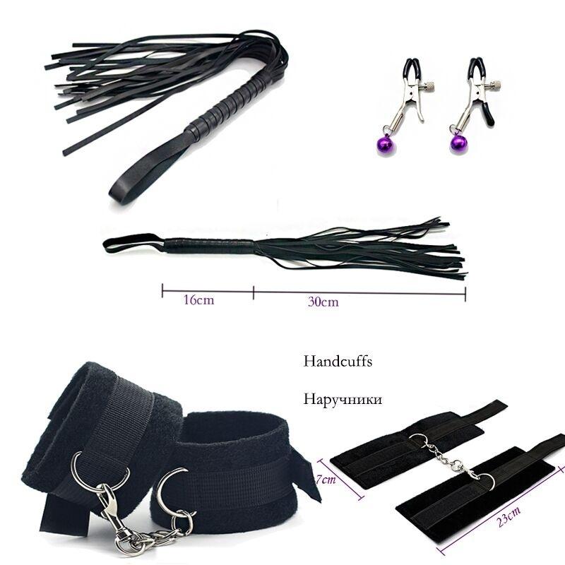 19PCS Set Bundled Binding Kit Erotic Restraint Set Bondage Bdsm Kit for
