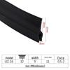 U-Shaped Rubber Edge Protector for Sheet Metal and Glass