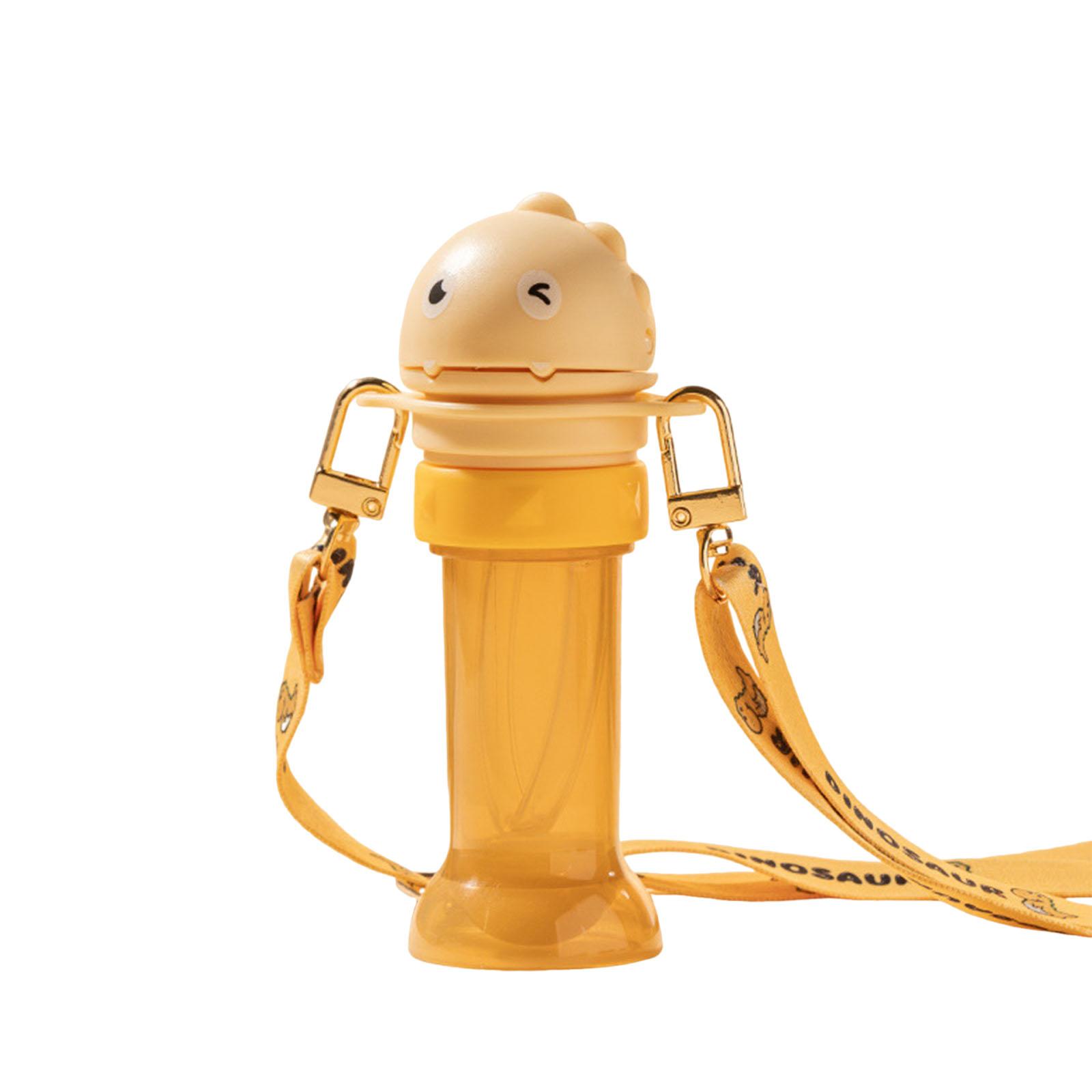 

Water Bottle Cap with Straw Universal Leakproof Reusable Water Bottle Top Adapter Suitable for Outdoor Use Travel жёлтый