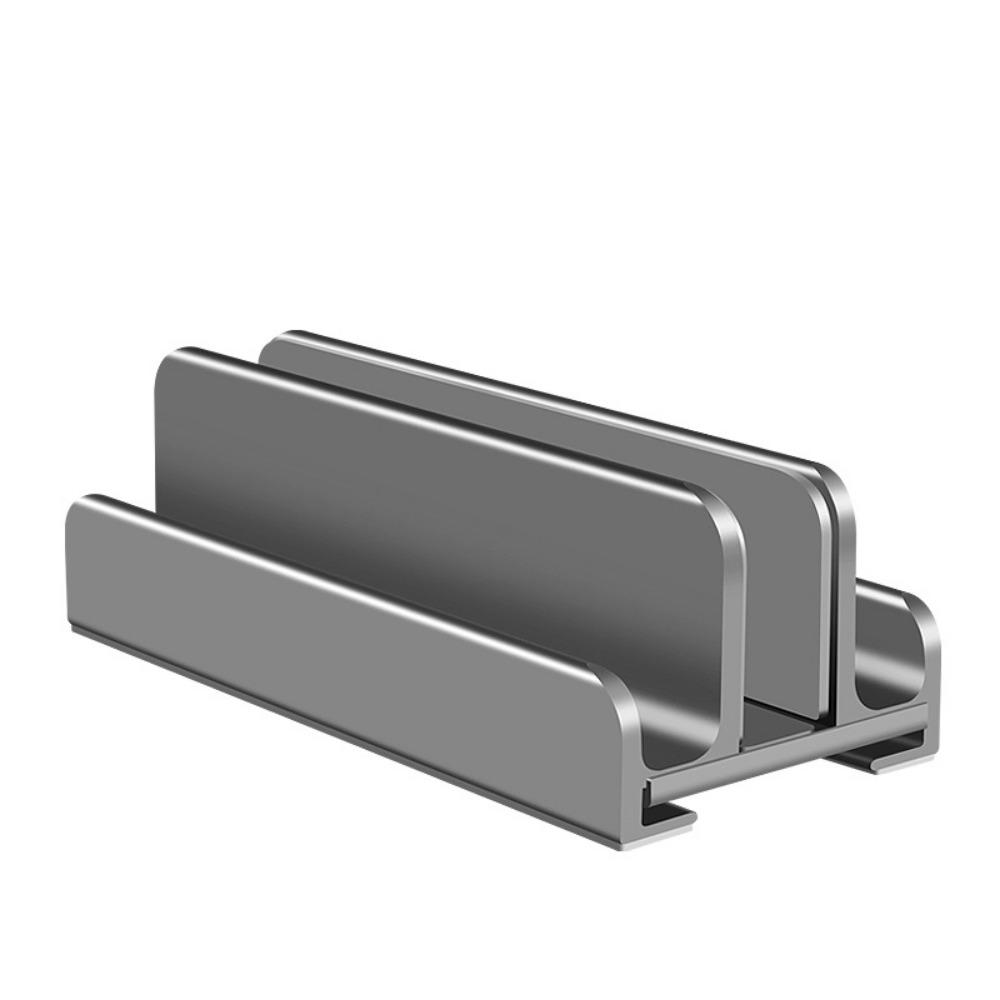 1/2/3 Slots Aluminum Laptops Holder Space-Saving Desktop Notebook Dock Vertical Laptop Stand  Phone