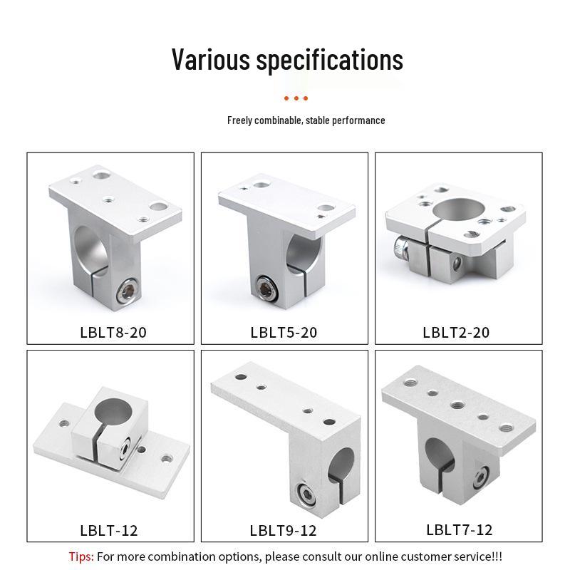 Rotary Bracket Cylinder Fastener LBLT2-20 Steel Pipe Clamp Connector SMBU