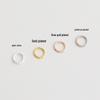 S925 Sterling Silver Small Closed Circle Ring for DIY Handmade Jewelry & Earring Accessories
