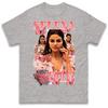 Selena Gomez Butterfly Collage Graphic Tshirt Unisex Unisex Retro 90s Bootleg Fan Casual Short Sleeve Cotton Tops