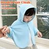 Summer UV Protection Ice Silk Hooded Cape Sun Protection Jacket Clothes for Boys Girls Versatile Lightweight Outdoor Sun Shield