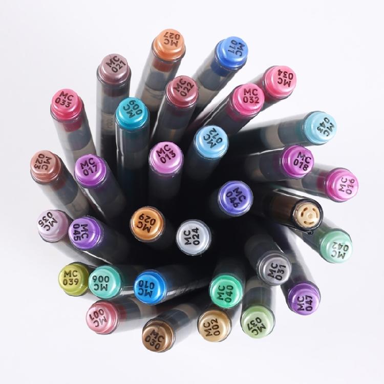 48 Color Metallic Gel Pen Multicolor Acrylic Gel Pen For Artist Student Journaling Sketching And Creative Art Project