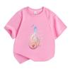 T-shirt a maniche corte con girocollo per bambini e ragazzi, 100% cotone, stampa colorata di chiave di violino e nota musicale, casual, morbida, traspirante, maglietta estiva per amanti della musica