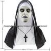 Halloween Nun Mask - Ghostly Headgear from The Conjuring 2