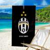 Strandtuch mit Aufdruck des Fußballmannschaftswappens, superweiche Mikrofaser, perfektes Geschenk zum Geburtstag, für Pool, Strand, Reisen, für Familie und Freunde