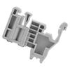 50pcs 35mm DIN Rail Terminal Block End Stopper Mounting Clips Gray (Model 12)