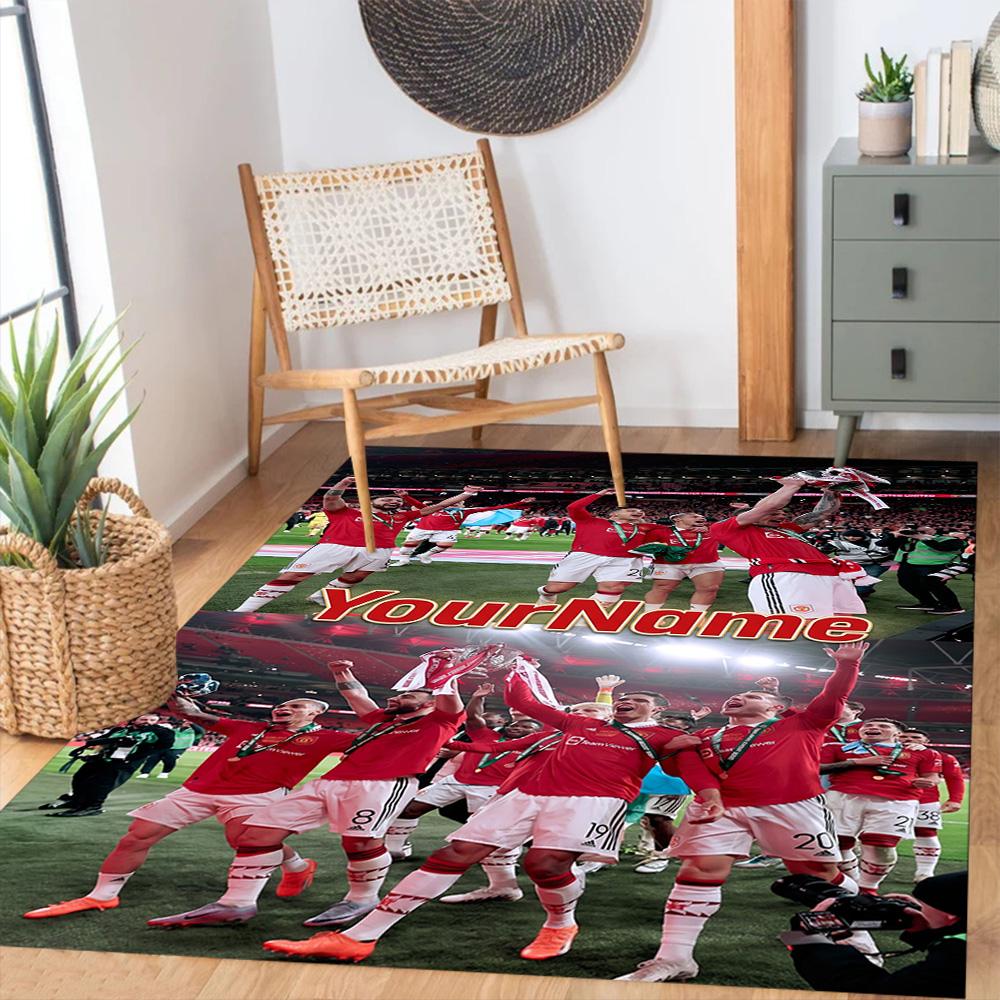 Manchester Personalized Name Area Rug Suitable for Outdoor Bedrooms Entryway Decorate room Antislip Carpet Office home decor