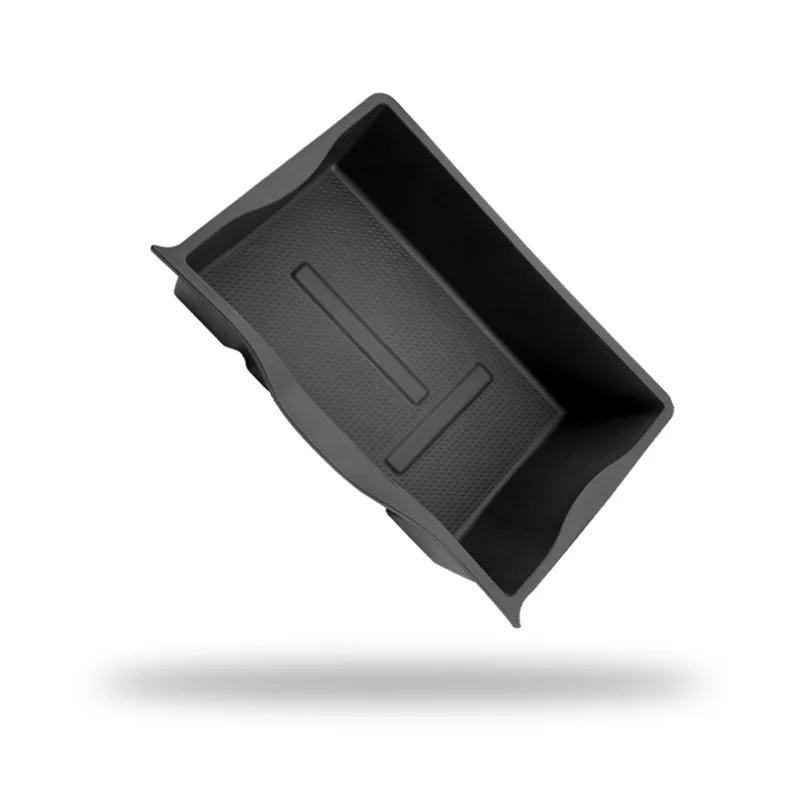 

Для Tesla Model Y ящик для хранения под передними сиденьями Материал TPE прочный и текстурированный, разработанный с использованием оригинальной автомобильной формы