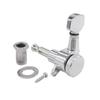 6 Right Inline Electric Guitar Tuning Peg Sealed Locking Tuners Chrome Plated Guitar Tuning Keys Machine Heads 1 : 18
