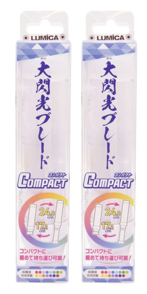 

Lumica Large Flash COMPACT x 16 Battery Chemical Concert Live Festival [Набор 2] Penlight, Blade, 2-Piece Set, Colors, Operating, Retractable, Light,