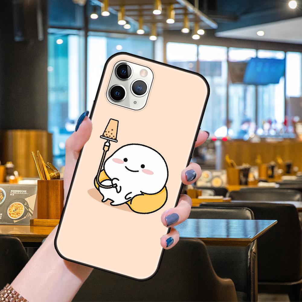 Phone Case For Apple IPhone 13 12 11 Mini Pro MAX SE X XS XR 8 7 6 S Plus Black Cover Coque Art Etui Soft Shell Qubys Sticker