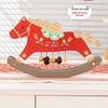 A'ying Horse Mascot Ornament for Prosperity - Ideal for Living Room, Entrance Hall, TV Cabinet, Office, or as a High-End Housewarming Gift