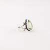 Green Amethyst Gemstone 925 Sterling Silver Jewelry Handcrafted Partywear Ring RR-57-3