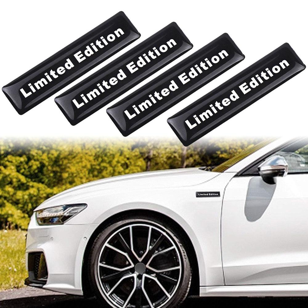 4x 3D samolepky na auto Emblém Limitovaná edice Styling Odznak Samolepka Samolepka na dveře nárazníku Kufr Karoserie Sidekor Samolepka Příslušenství