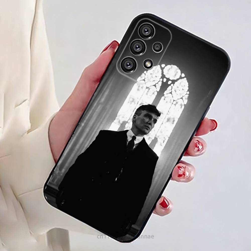 T-Tommy S-Shelby Phone Case for Samsung Galaxy A73,23,53,33,14,24,13,72,22,52,32,54,A34 Soft Cover