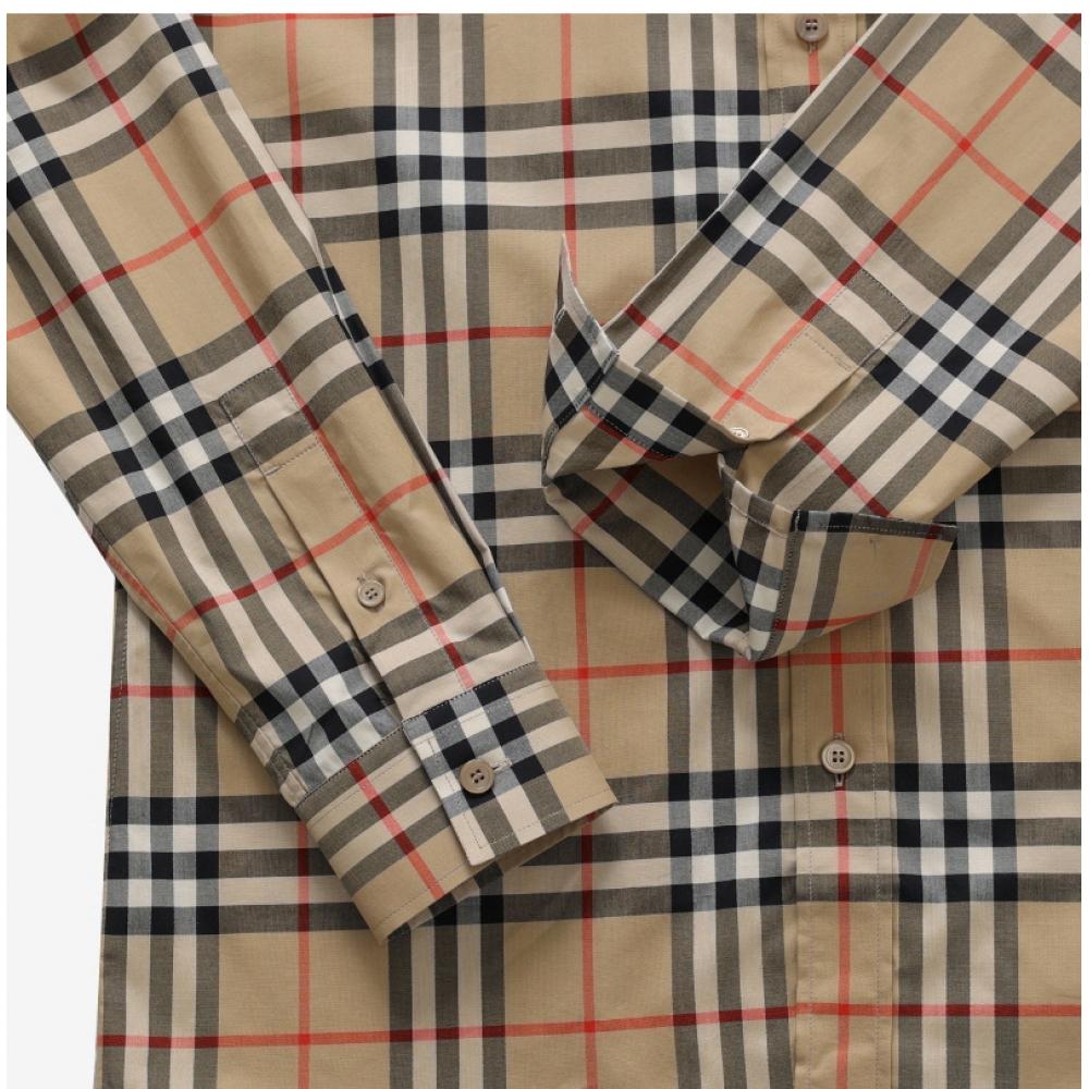 Burberry Cămașă Bărbătească Carouri Vintage 8070577 A7028