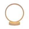 Nordic LED Table Lamp: Round Ring Bedside Light for Atmosphere, Sleep, and Breastfeeding