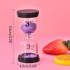 Sand Timers Set 4pcs Colorful Hourglass Sand Timers 1/5/3/10/15/30 Minutes Sandglass Timers for Classroom Home Cooking