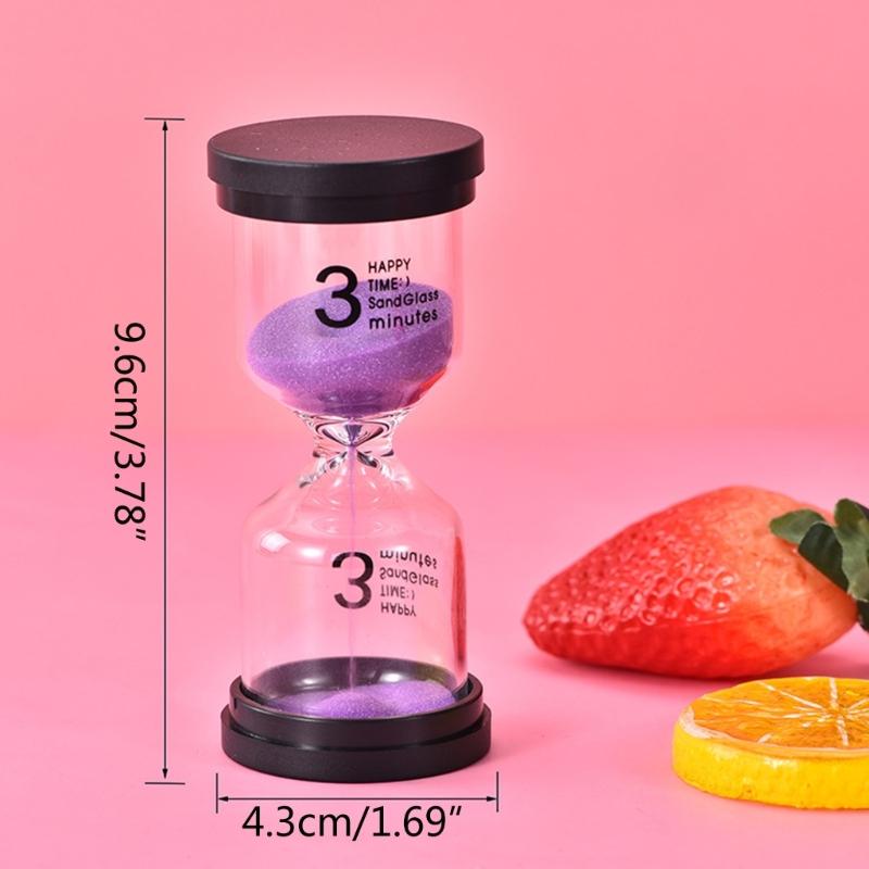 Sand Timers Set 4pcs Colorful Hourglass Sand Timers 1/5/3/10/15/30 Minutes Sandglass Timers for Classroom Home Cooking