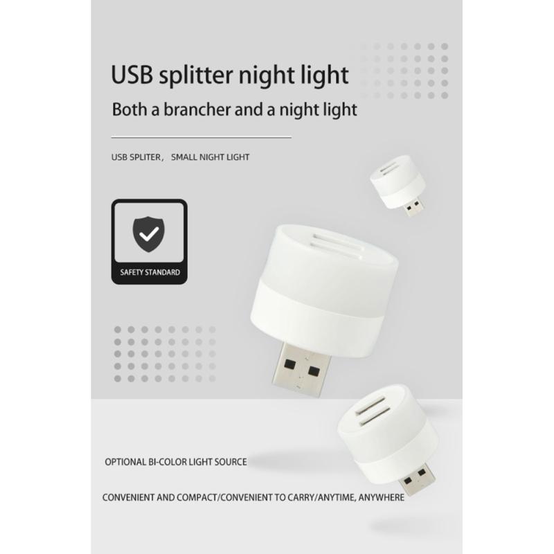 Usb Led Night Light Portable Multifunctional Outdoor Camping Mini Reading Lamps Home Decoration Lamp