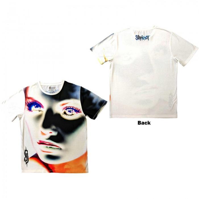 Slipknot Camiseta unissex adulto Adderall rosto invertido L branco