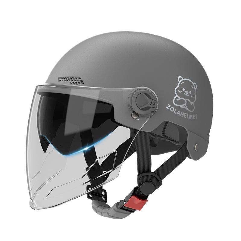 Helmet Electric Car Girl Cute Funny Lightweight Hair Hat Women's Helmet