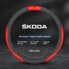 38CM kryt volantu z uhlíkových vláken vhodný pro Skoda Octavia Kodiaq KAROQ Superb VIRS prodyšný kryt volantu