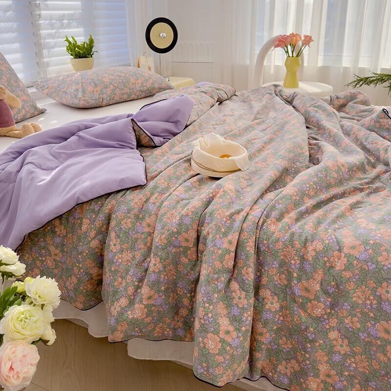 NanjiRen A-Class Crinkled Gauze Summer Quilt