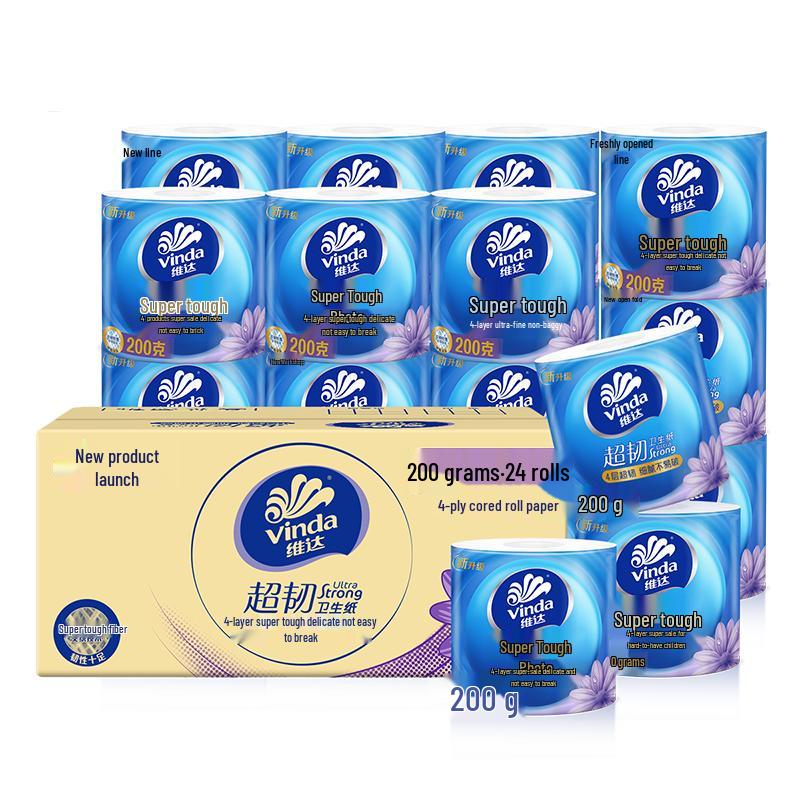Vinda Papel Higiênico com Núcleo de 4 Folhas