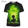 Ghostbusters 3D Print T-shirt Personality Hip Hop Men and Women Casual Round Neck Fun T-shirt Men's Sports Short Sleeve Tops