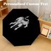 8‑Rib Automatic Umbrella, Sporting Cp Design Foldable Umbrella for Sun Rain Protection Travel