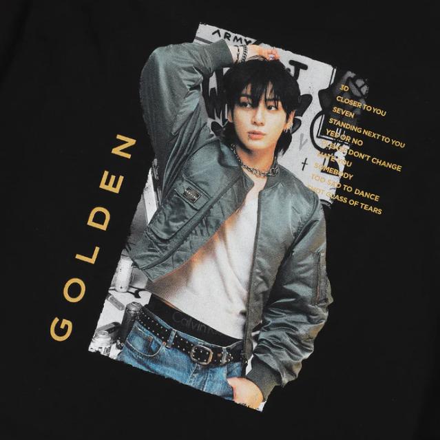 Buy Jungkook GOLDEN L/S T-shirt at affordable prices — free