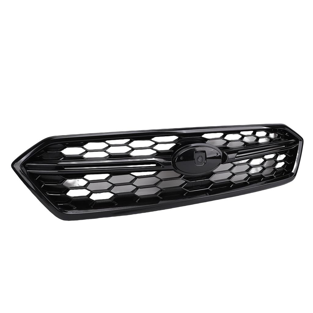 Stoßfänger vorne Glänzend Schwarz Gitter Oberes Gitter für STI OE Nummern 91121VA150 und Einfaches Premium Perfektes Modernes Design Gitter, 2018-2021, 91121VA160,