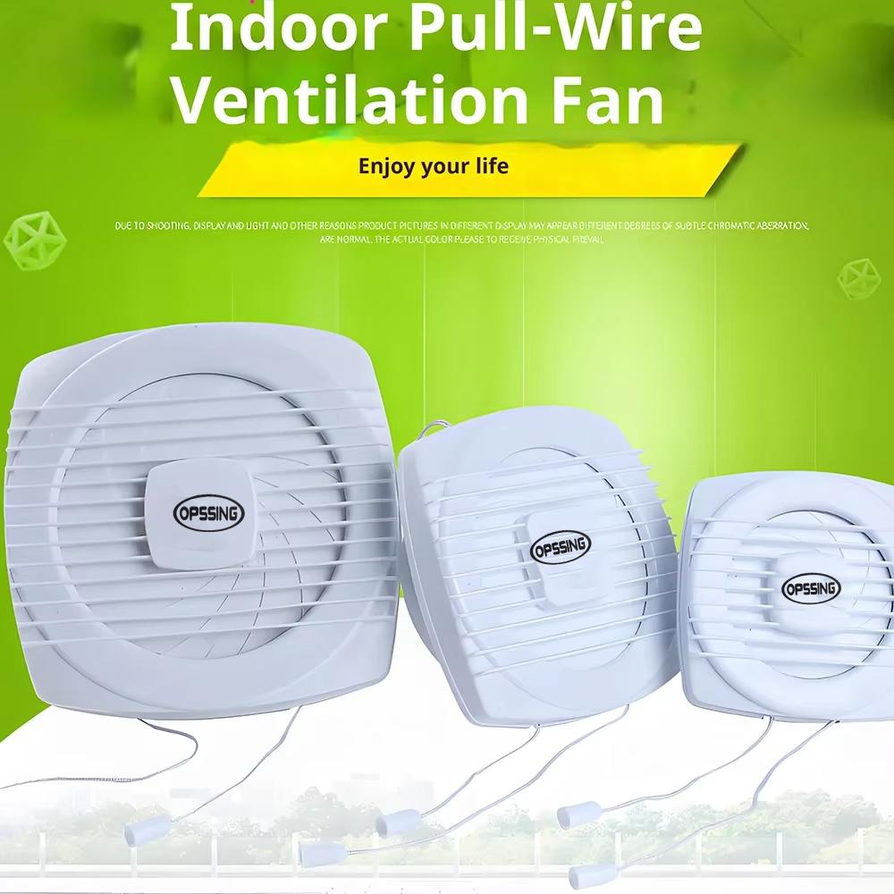 220V 4/6/7 palců 110/150/180mm tichý Větrací Silný Odsávací Ventilátor pro Okno Stěnu Koupelnu Toaletu Kuchyň Montovaný