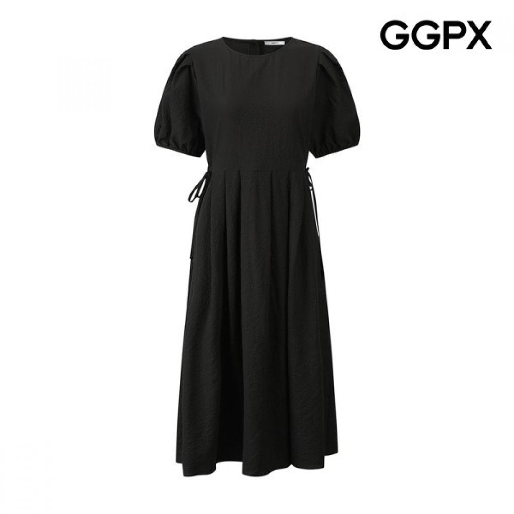 Ggpx Женское платье-гармошка с боковой лентой Gq6op004f blacks/F