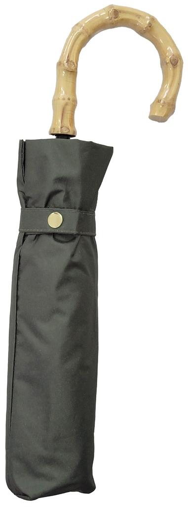 Lightweight Folding Sun and Rain 55cm Inner UV Stylish Bamboo Khaki Women's Umbrella, Protection, Ribs, Coating, 99.9% Protection, UPF50+ Protection,